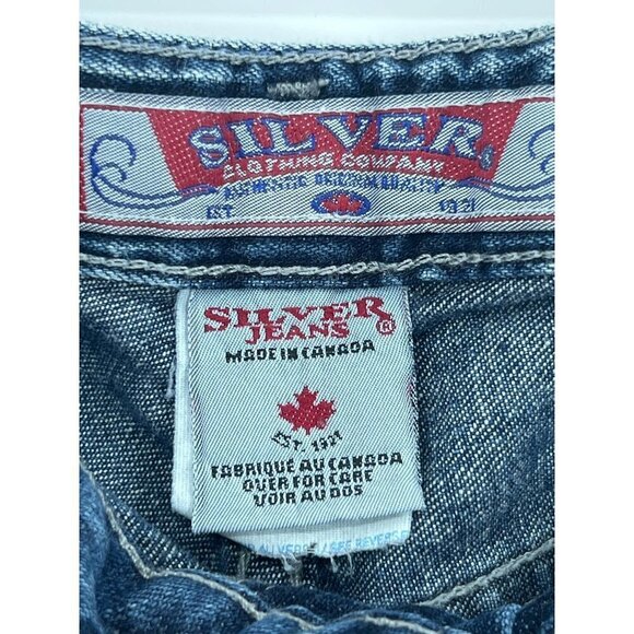 Vintage Silver Jeans Button Fly Made in Canada Women's Size 29 - Picture 3 of 8